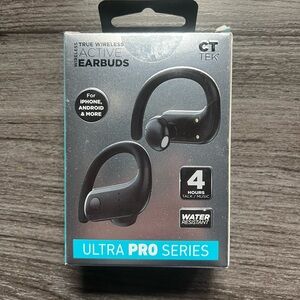 Ultra Pro Series Black Wireless Earbuds